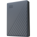 WD 5TB My Passport Portable HDD, Works with USB-C and USB-A, Windows PC, Mac, Silicon Grey 